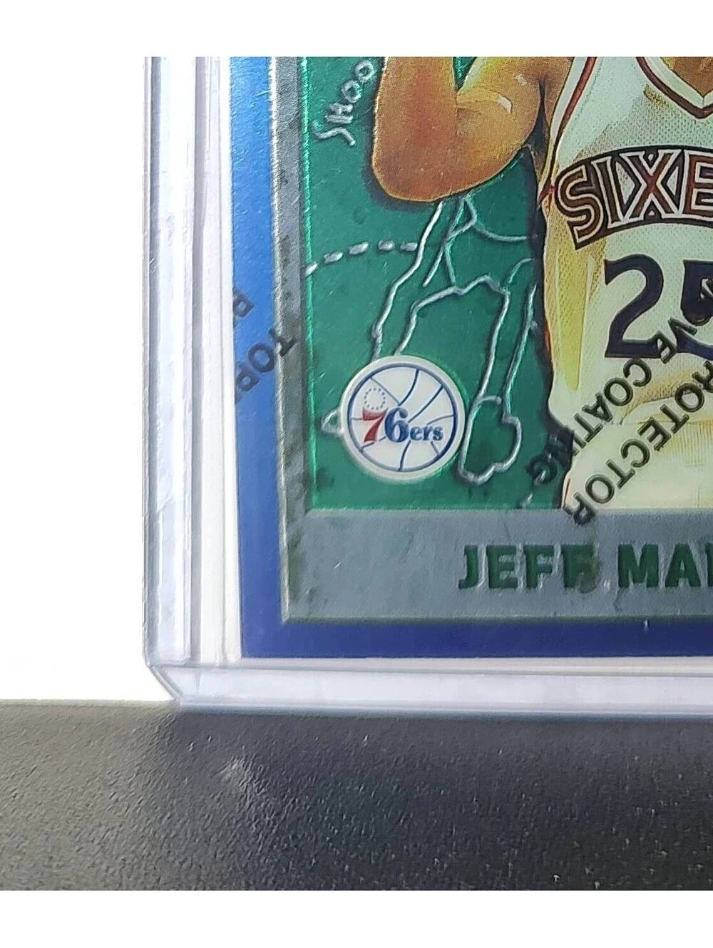 Jeff Malone 1995-96 Topps Finest NBA #186 Card Philadelphia 76ers